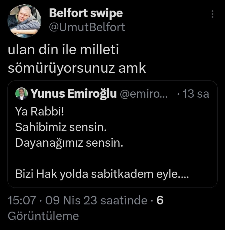 Kamuran21345's tweet photo. @UmutBelfort Ekran kaydını aldım bu yaptığın alçaklığın hesabını vereceksin.@HudaParHukuk https://t.co/15Z0CCLQF4