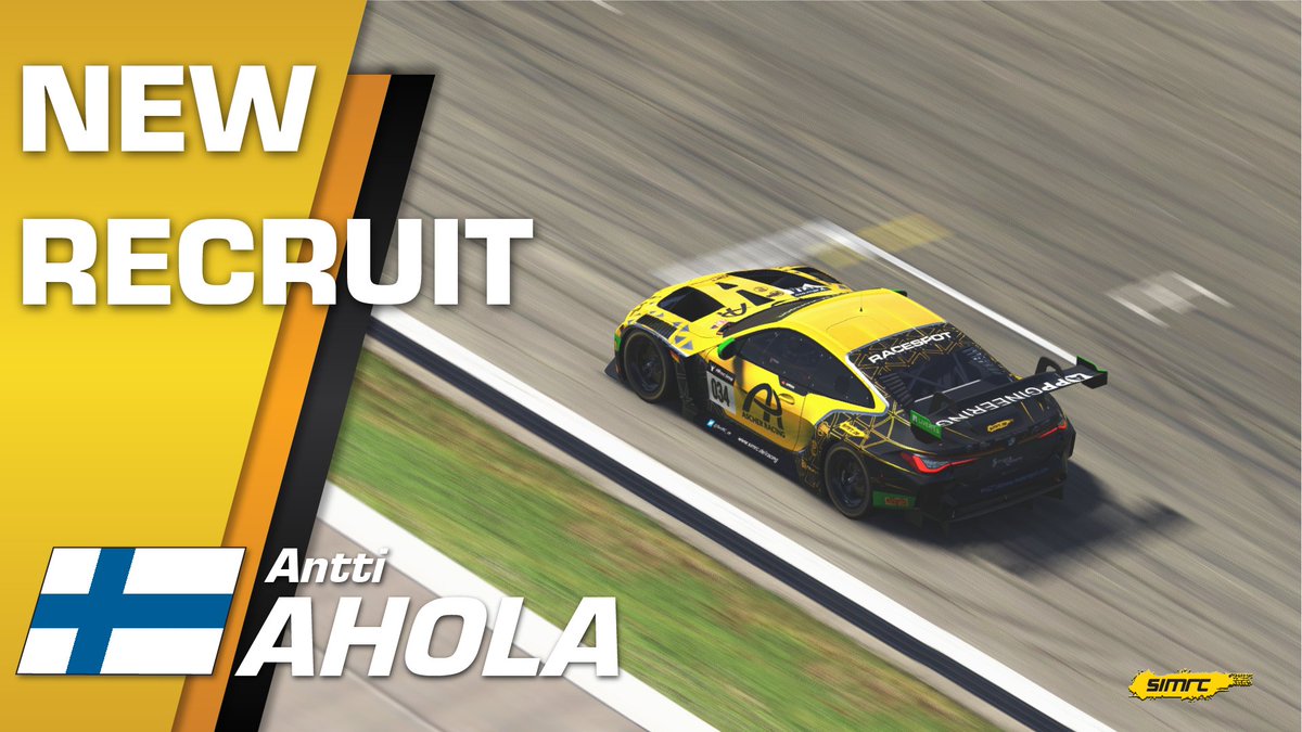 📢 Our GT roster expands by 1⃣, welcome to our newest recruit! 👀

#SimRC | #iRacing