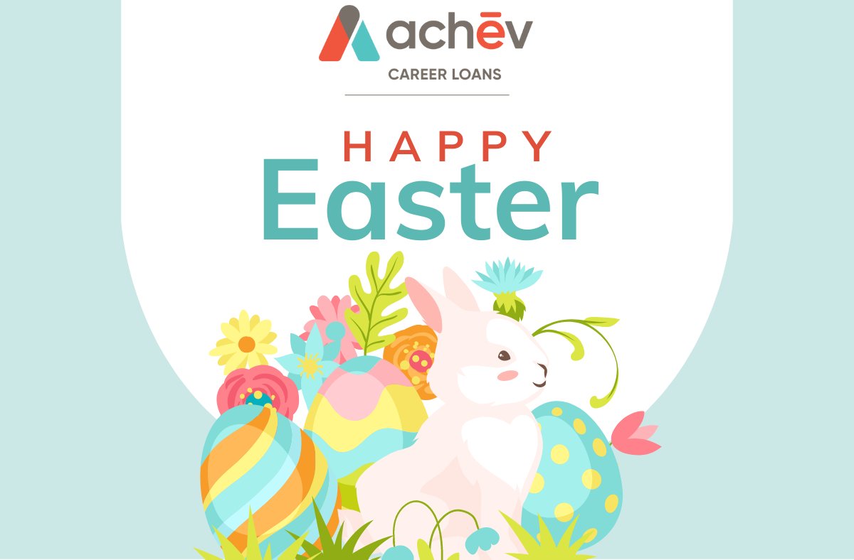 CareerLoans's tweet photo. Happy Easter from the Achēv Career Loans team! We wish your day is filled with joy, love and peace.

#HappyEaster #Easter2023 https://t.co/y230nI6AUc