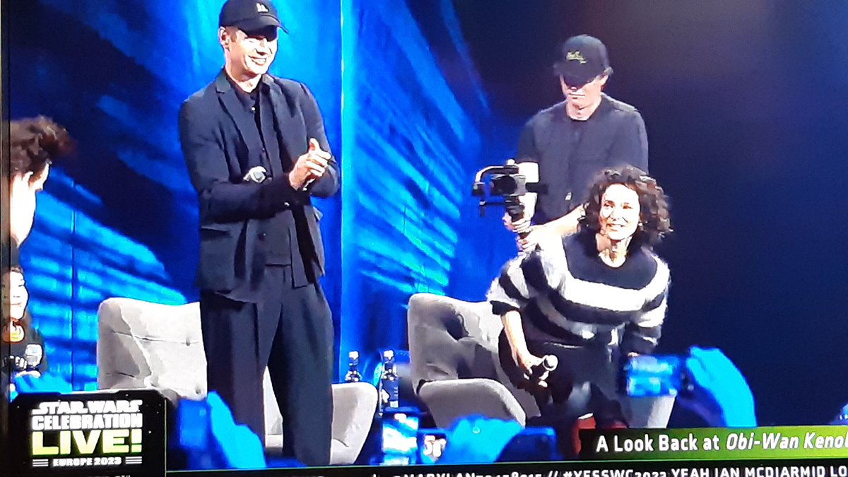 KDavJeff's tweet image. HAYDEN!!!! 

Obi-Wan Panel on Day 3 of @SW_Celebration - Life is Good. 

#starwarscelebration #YesSWC2023