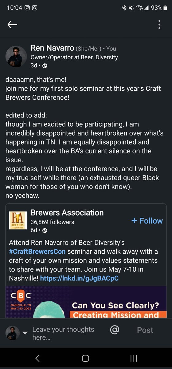 Hopefully <a href="/BrewersAssoc/">Brewers Association</a> will say something, ANYTHING, soon.