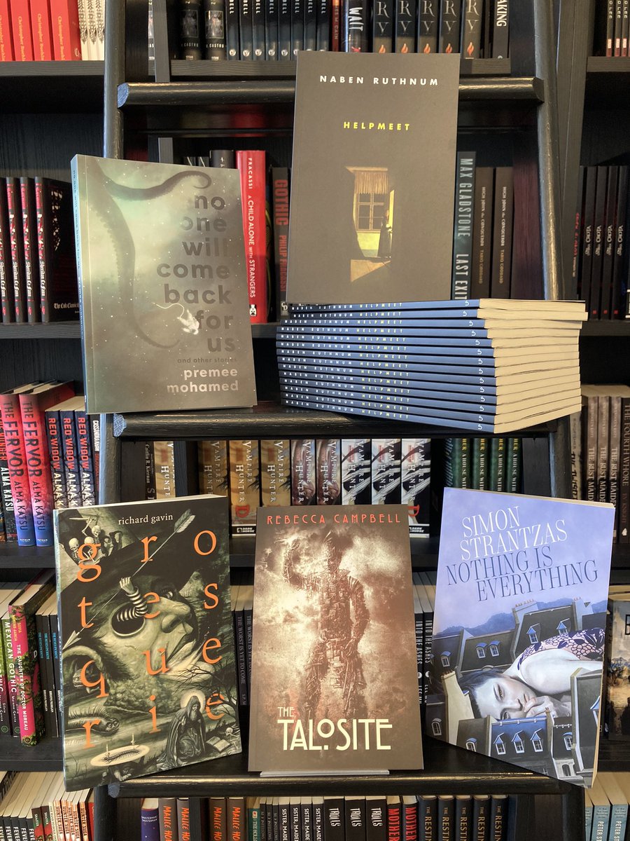 Some wonderful stock on the shelves from Undertow Publications!

We can’t say nicer things about this great local small press. They publish stellar books, and Michael always shows up for the community. Grab their books! 🖤👻📚

@NabenRuthnum @premeesaurus @canadianist @strantzas