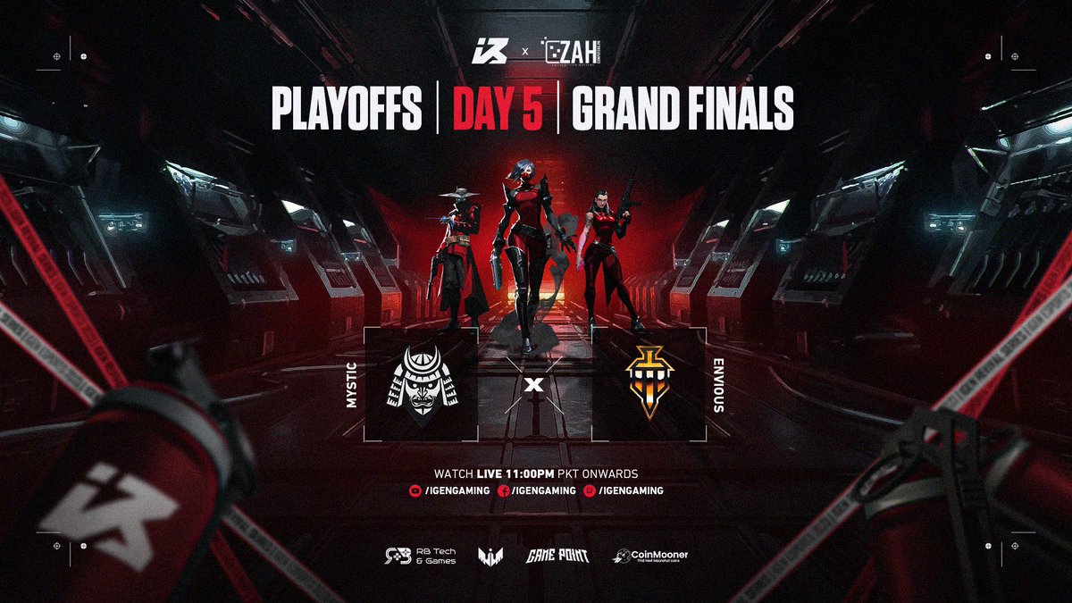 GRAND FINALS!!!

Mystic Esports Vs <a href="/EnviousEvading/">Team Envious</a> 
Tonight 11:00 PM
Live On Youtube, Twitch and Facebook.