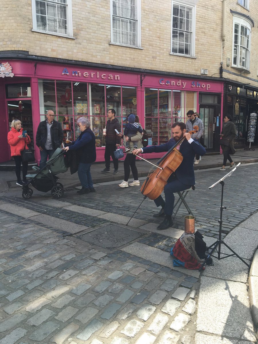 How lovely to hear Verdi being played live in the Buttermarket this afternoon. #Canterbury #LoveOurCity
