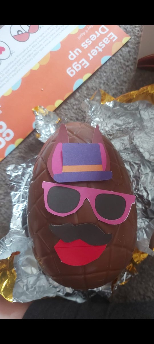 markburrows1985's tweet photo. @coopuk 
#eastereggers 

Our Sons egg men!! https://t.co/svw3dyT0rp