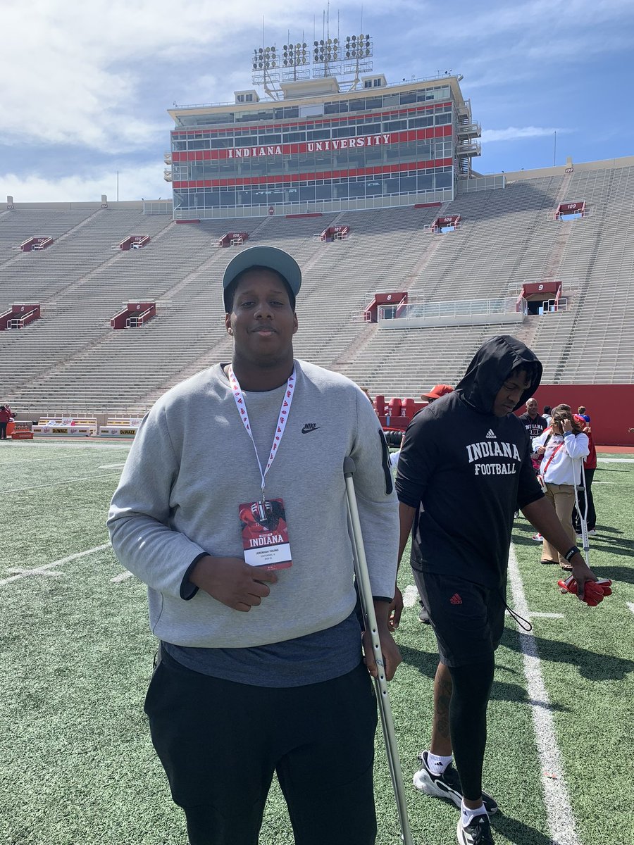 Jeremiah Young (@jeremiah_young3) on Twitter photo Had a great time at the university of Indiana. Thank you @CoachDFriend and <a href="/IndianaFootball/">Indiana Football</a> for the visit. <a href="/EDGYTIM/">Timothy “EDGYTIM” OHalloran</a> <a href="/CoachJacksonCHS/">Coach Jackson</a> Had a great time at the university of Indiana. Thank you @CoachDFriend and <a href="/IndianaFootball/">Indiana Football</a> for the visit. <a href="/EDGYTIM/">Timothy “EDGYTIM” OHalloran</a> <a href="/CoachJacksonCHS/">Coach Jackson</a>