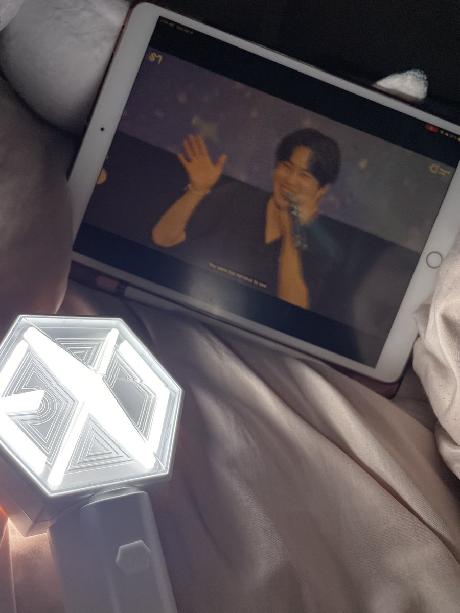 Though I am still very tired, I had so much fun watching the <a href="/weareoneEXO/">EXO</a> #EXOCLOCK_EXO_FANMEETING this morning. 13 hour time difference is no joke! 3am start time! It was so enjoyable 😊 I wish to see you guys again soon here in the USA!