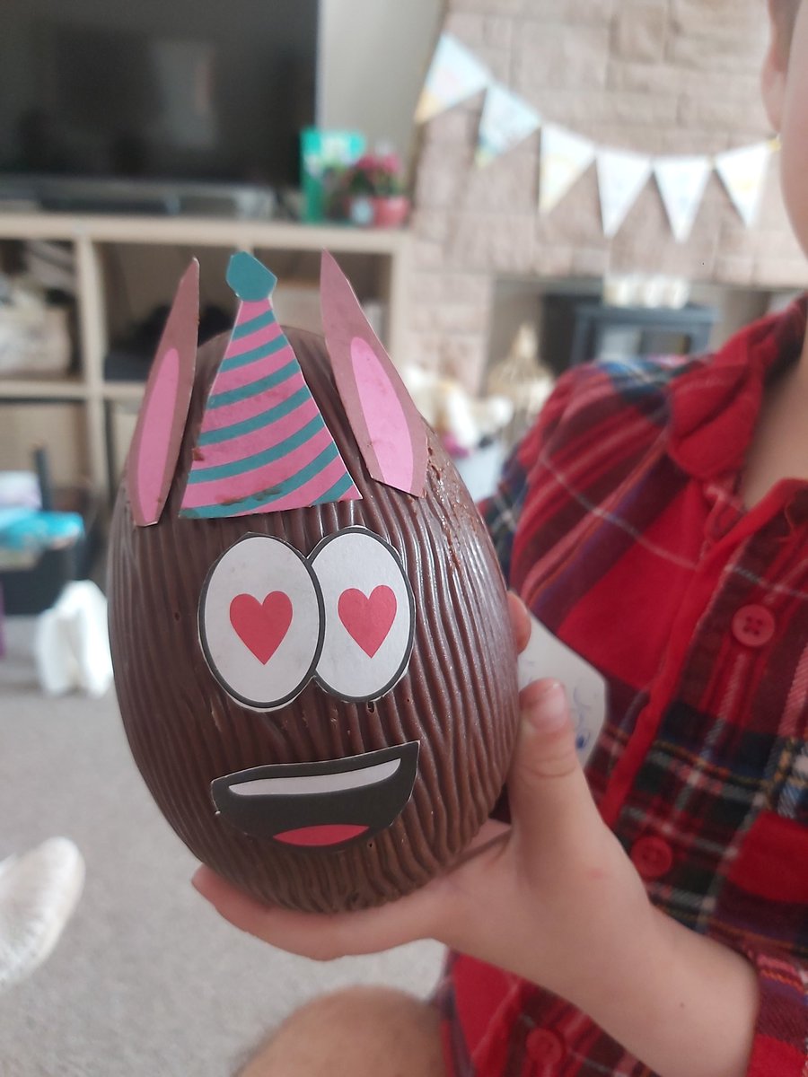markburrows1985's tweet photo. @coopuk 
#eastereggers 

Our other son's creation!! https://t.co/7JXmjH8R5t