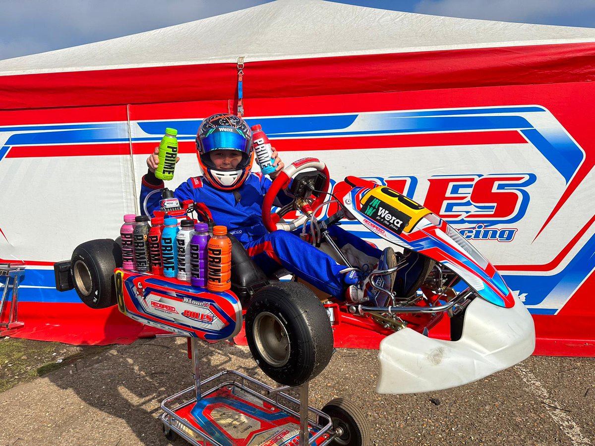 lowey548's tweet photo. @PrimeHydrate JJ lowe is 10 years old &amp; a british karting driver. Starting his day off powered by prime 🏎🏁💪 https://t.co/f6A1liZshV