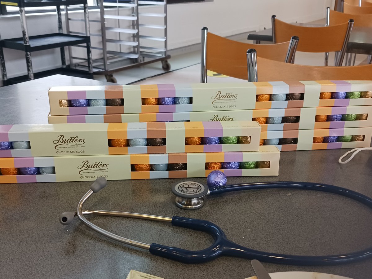 PublishingRia's tweet photo. Shout out to @ButlersChocs  for keeping us fed this easter in the side job! https://t.co/AcASNiDjnd