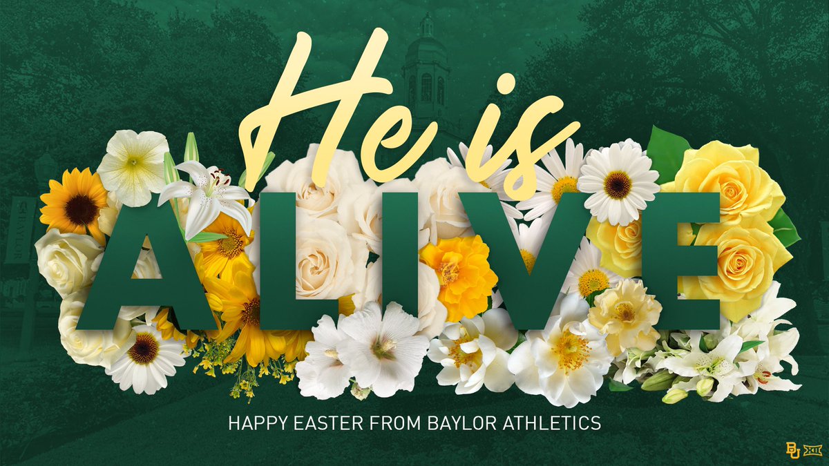 BaylorAthletics's tweet photo. Happy Easter, Baylor Family 🙏

#SicEm https://t.co/uNpzTG6oaQ