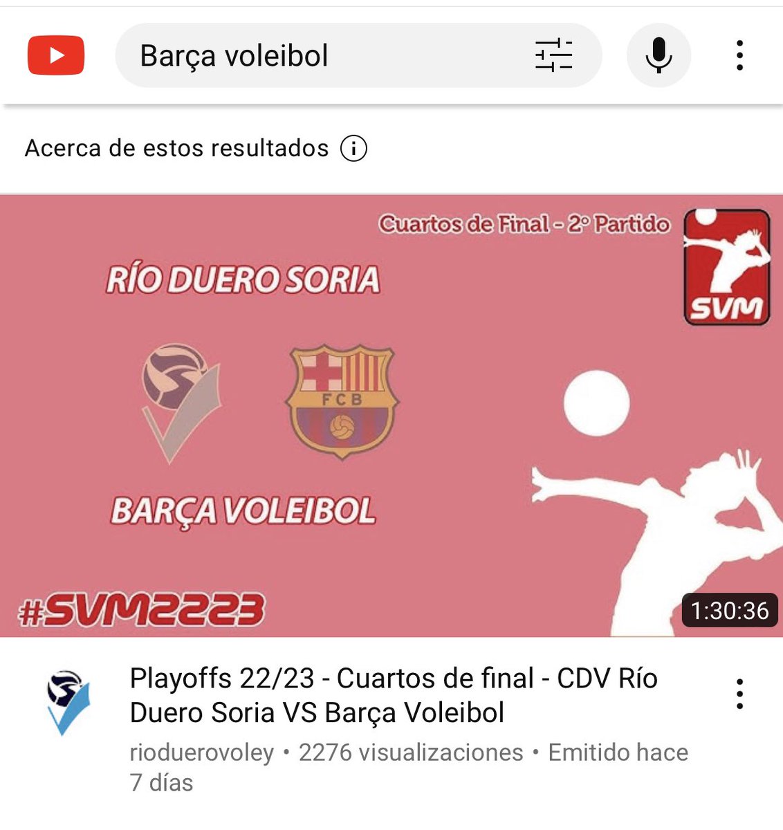sitog8's tweet photo. @JCPetre @MaestroMallo @tendinito @SGoodmann @1axtmasVb @endiagonalcorta @VVerdulera @TodovoleySpain @ComunidadVoley @SoySergioFranco @RFEVB @MisterSecolo @DeporteAND Pones BARÇA VOLEIBOL y te van saliendo los diferentes partidos. https://t.co/hMUl4jRx7Y