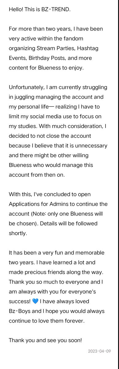 bz_trend's tweet photo. [ NOTICE ] 

Thank you BLUENESS! 💙💙💙💙💙 https://t.co/tUiY9hMu8p