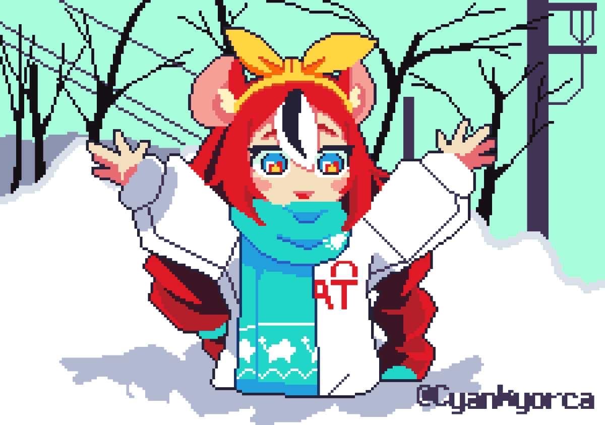 Cyan Kyorca (キョルカ) 👾 We Back tweet media