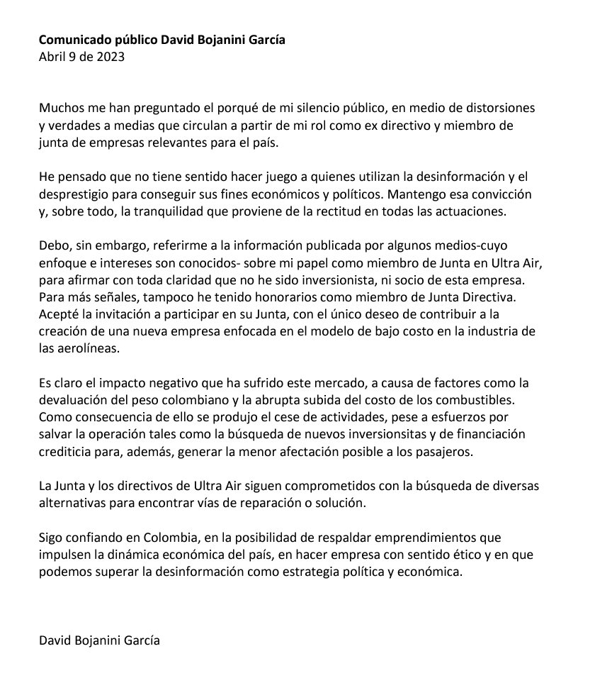 DiegoASantos's tweet image. Mi admiración y respeto a David Bojanini.