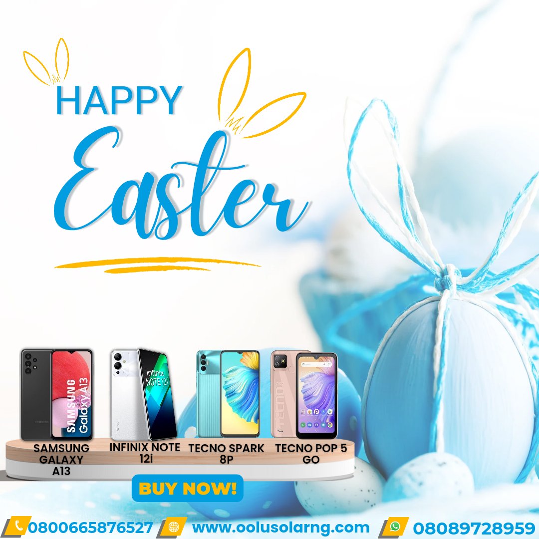 Ignitepowerng's tweet image. Happy Easter Sunday 

.

.

#oolusolarng  #offgridpower#sustainableoffice #solarpowered #solarledlight #SolarPower #mobilephone#SustainableHome.