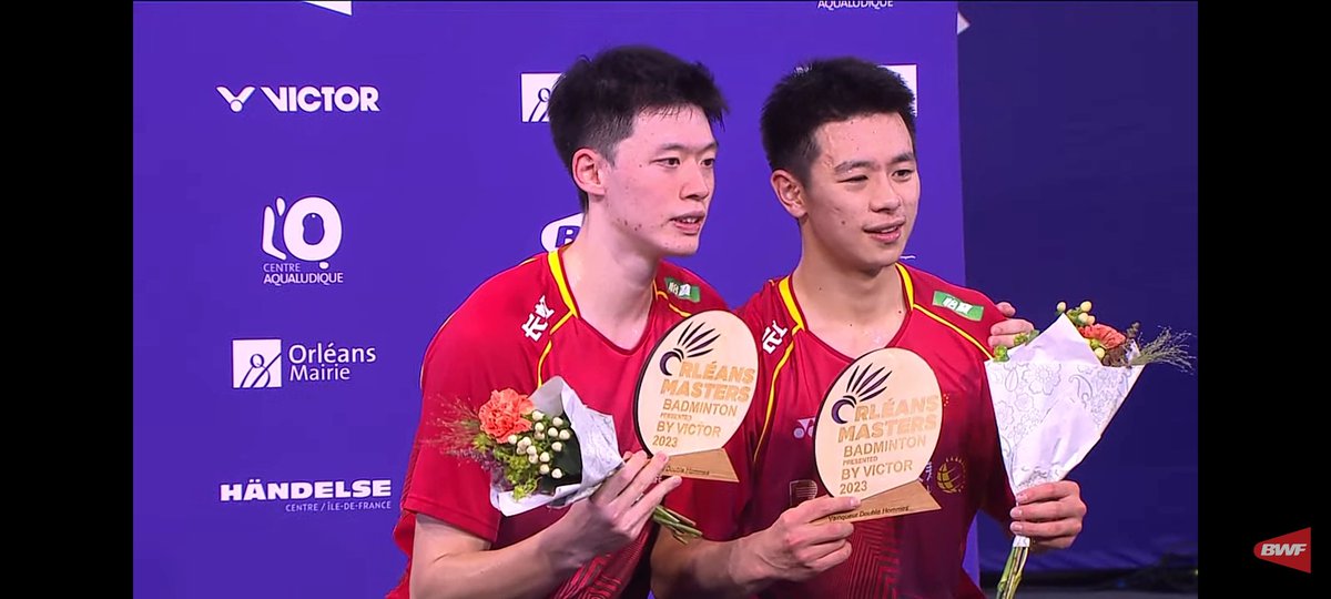 Seputar Bulutangkis on Twitter: "Podium of men's doubles ...