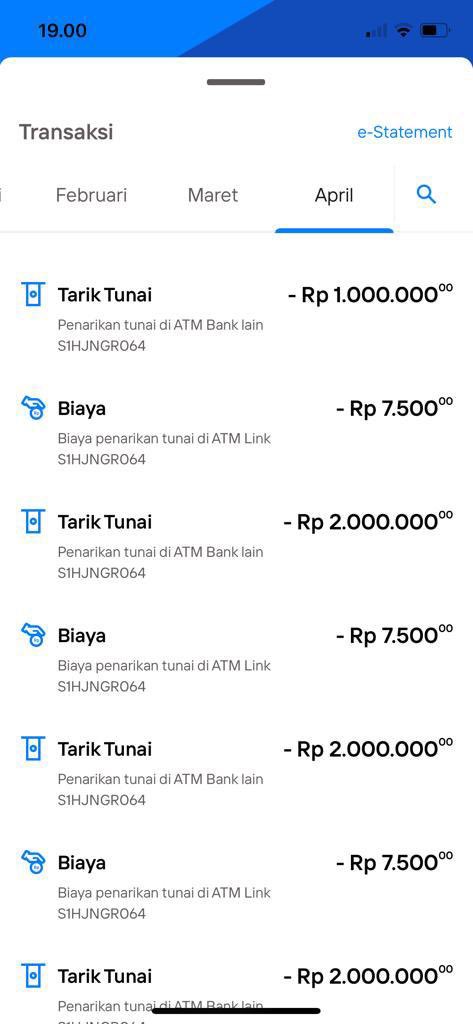 duwita's tweet photo. Baru tau Sekarang Tarik Tunai di atm link dikenakan Biaya, padahal kalo di web free 0 Rp
Cerita Paksu ngambil uang di atm link BNI cipinang. @bankmandiri @atmlinkid @BNICustomerCare @mandiricare #dumas #ojk @ojkindonesia https://t.co/OpFMwIbr1C