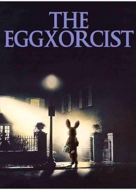 Feliz Páscoa! 🐇 #felizpascoa #HappyEaster #theexorcist #horrorclassic