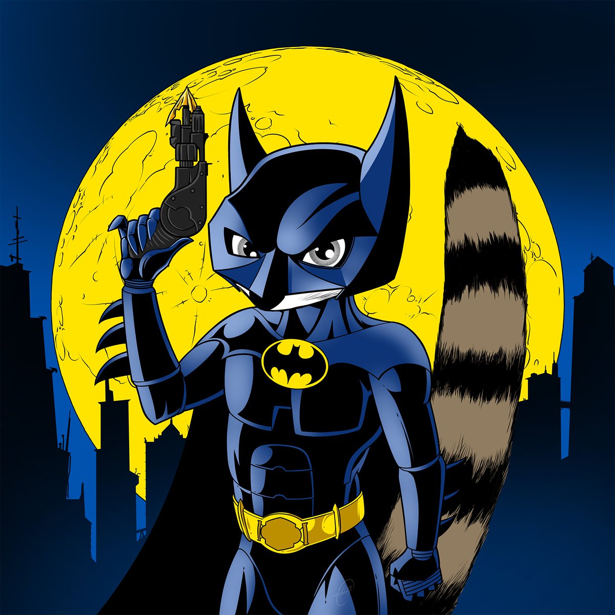 "I AM VENGEANCE. 🦇🦇
I AM THE NIGHT. 🌖
I AM BATCOON!" 🦇🦝🦇

Who will be
the next super hero we will reveal❓❓
FOLLOW US &amp; FIND OUT!! 🦝🤟

💥 AVAILABLE NOW
on #OPENSEA! 💥

opensea.io/collection/the…