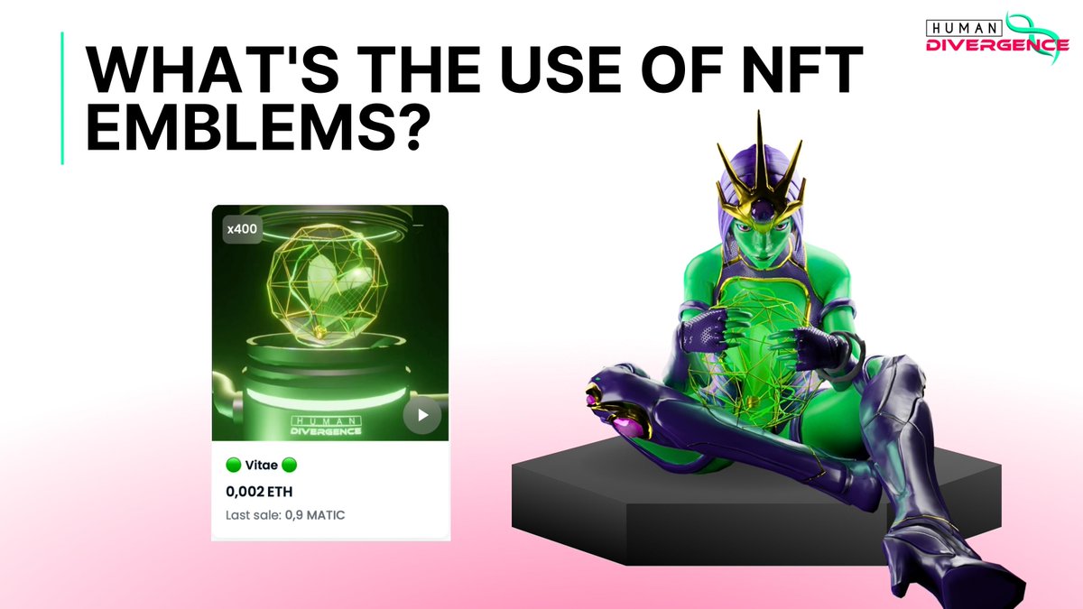 Tomorrow you’ll know more about the use of the NFT Emblems 👀
➡️ humandivergence-marketplace.com