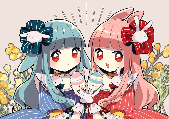滑り込みイースター姉妹ちゃ 