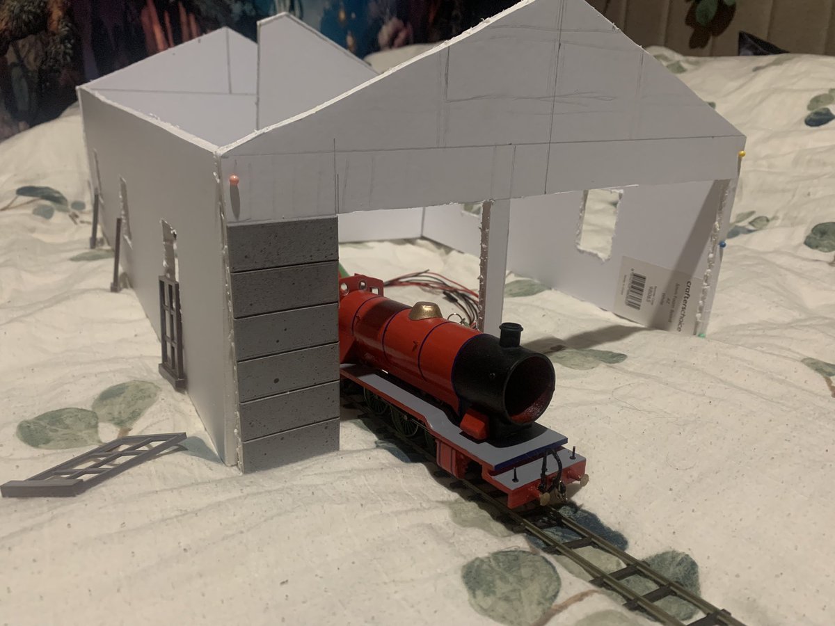 ChainSmoknTrain's tweet photo. Rough stages of an arlesdale shed… https://t.co/CgPYv0G2WF