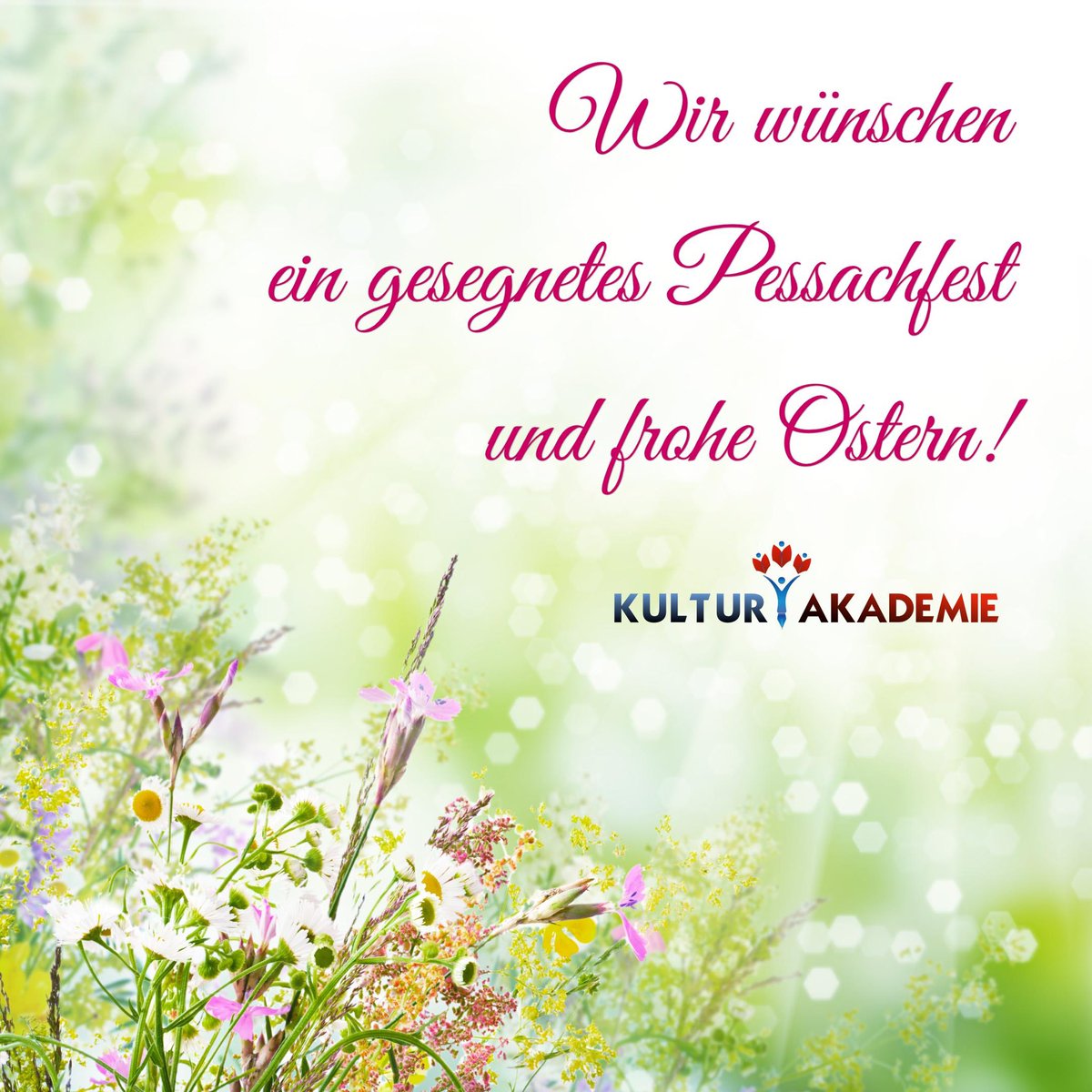 Kultur_Akademie's tweet photo. Wir wünschen allen Feiernden gesegnete, frohe, schöne Festtage
#fest #feiern #froh #interreligiös #dialog #judentum #christentum #islam #berlin #ostern https://t.co/thDrOH7VgI