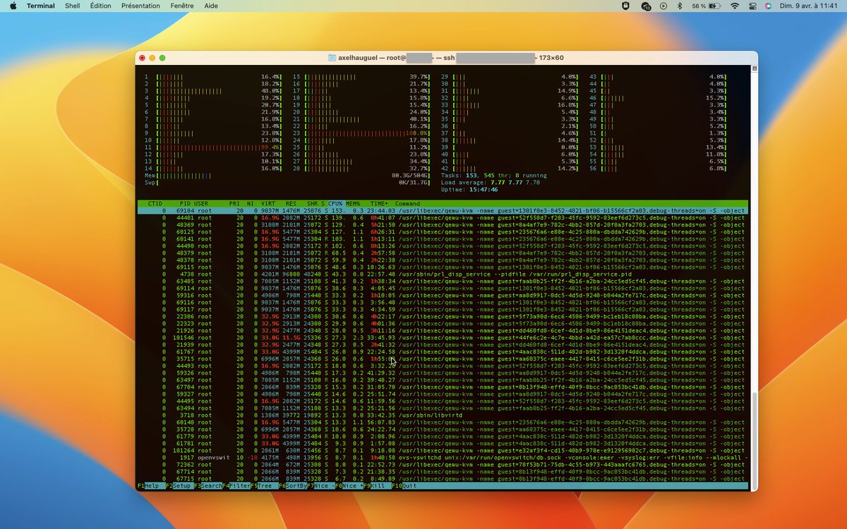 Migration de nos VPS KVM vers notre nouvelle infrastructure 🚀 <a href="/Dyjix/">Dyjix | Hébergement</a>
👉 Dual Xeon E5-2697v3
👉 512 Go DDR4
👉 10 Gbps
👉 Stockage NVMe

🔗dyjix.eu/offres/vps/kvm/