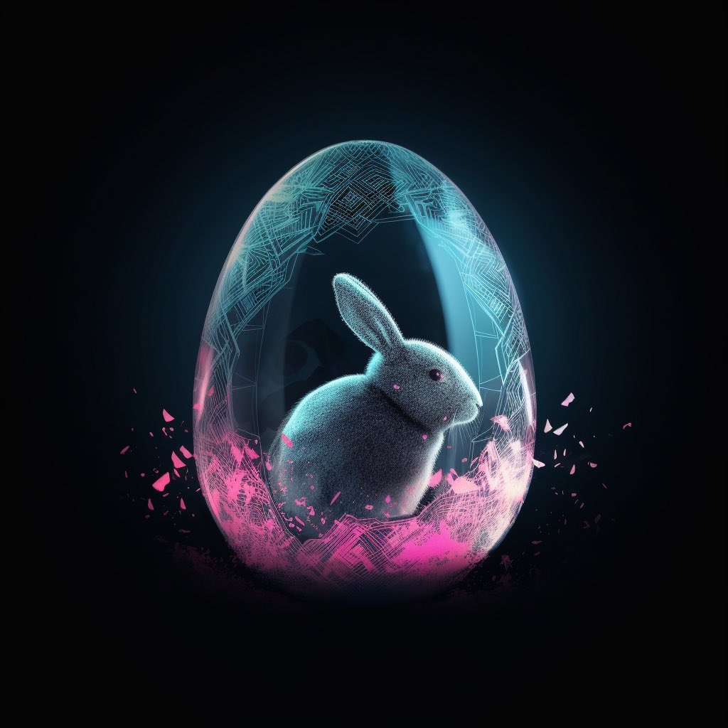DeepVisionNFT's tweet image. 🌸🐣Happy Easter, everyone! 🐰✨ May your day be filled with joy, love, and new beginnings as we celebrate the magic of springtime. Don&apos;t forget to cherish the moments with your loved ones and indulge in some scrumptious chocolate eggs! 🍫🌼