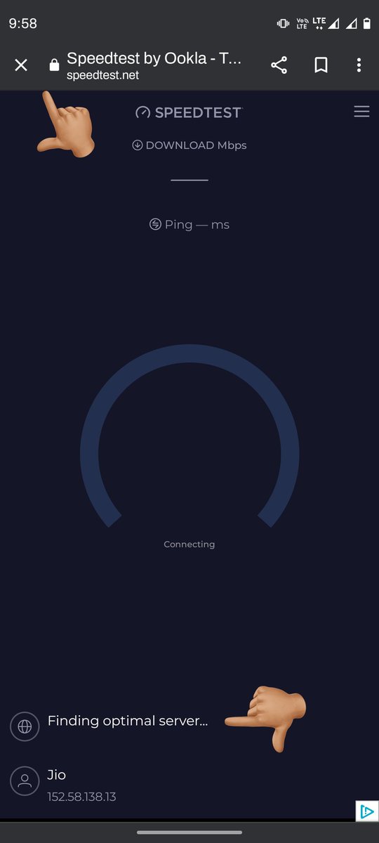 im_bibek_sharma's tweet photo. To @reliancejio 

This is a request not just from me but from 500+ people residing here in Kingston &amp; Khamdong, #Rhenock, Sikkim. There's a very poor connection to the internet here. It doesn't even load @Speedtest at times

Kindly do the needful. Pics attached https://t.co/aHjBR8VMkk