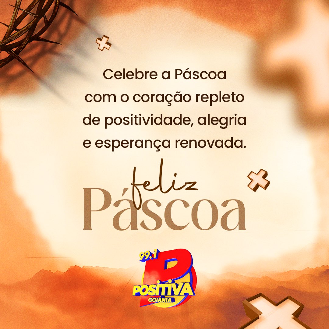 PositivaFM's tweet photo. Feliz Páscoa!🐰Um domingo abençoado para vocês! 🙏🏻 #felizpascoa https://t.co/M4gbRgzeSm