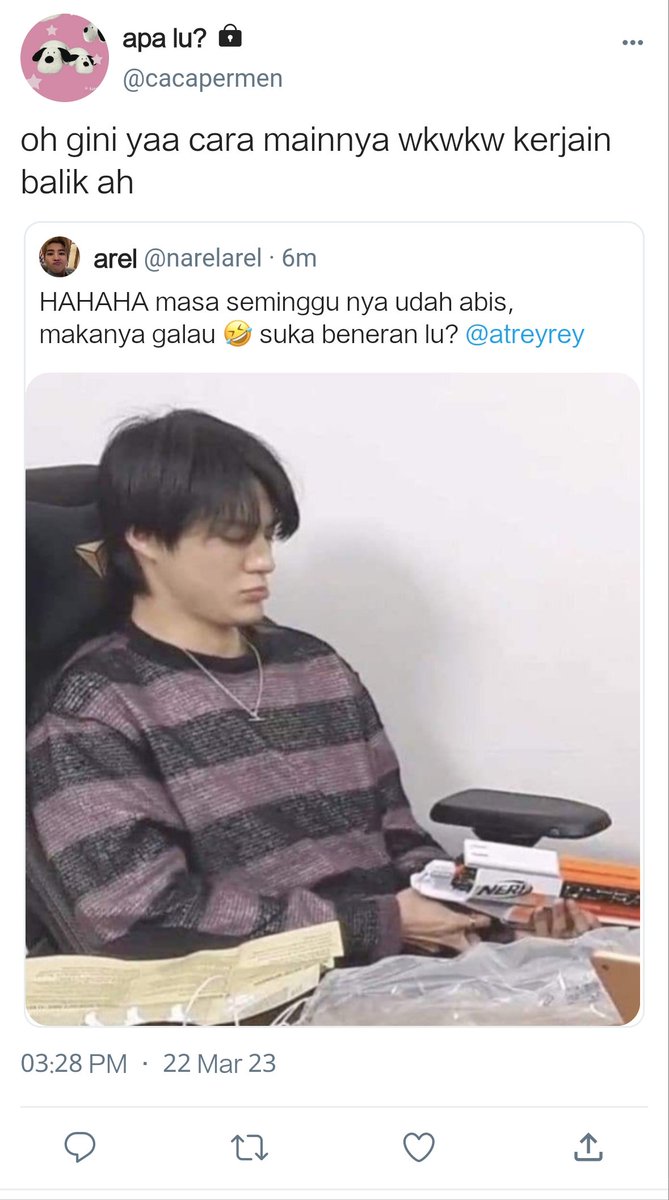 antaciddie's tweet photo. From taruhan to pacaran

— Lee Jeno few tweets au https://t.co/luLGbvHmdi