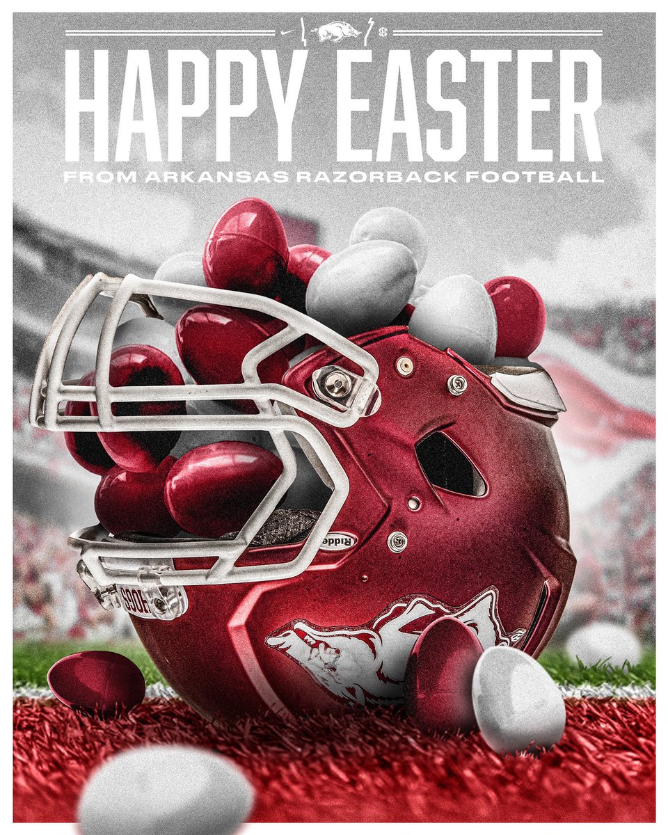 RazorbackFB's tweet photo. Happy Easter, Razorbacks! 🐰 https://t.co/0N1ENMafKC