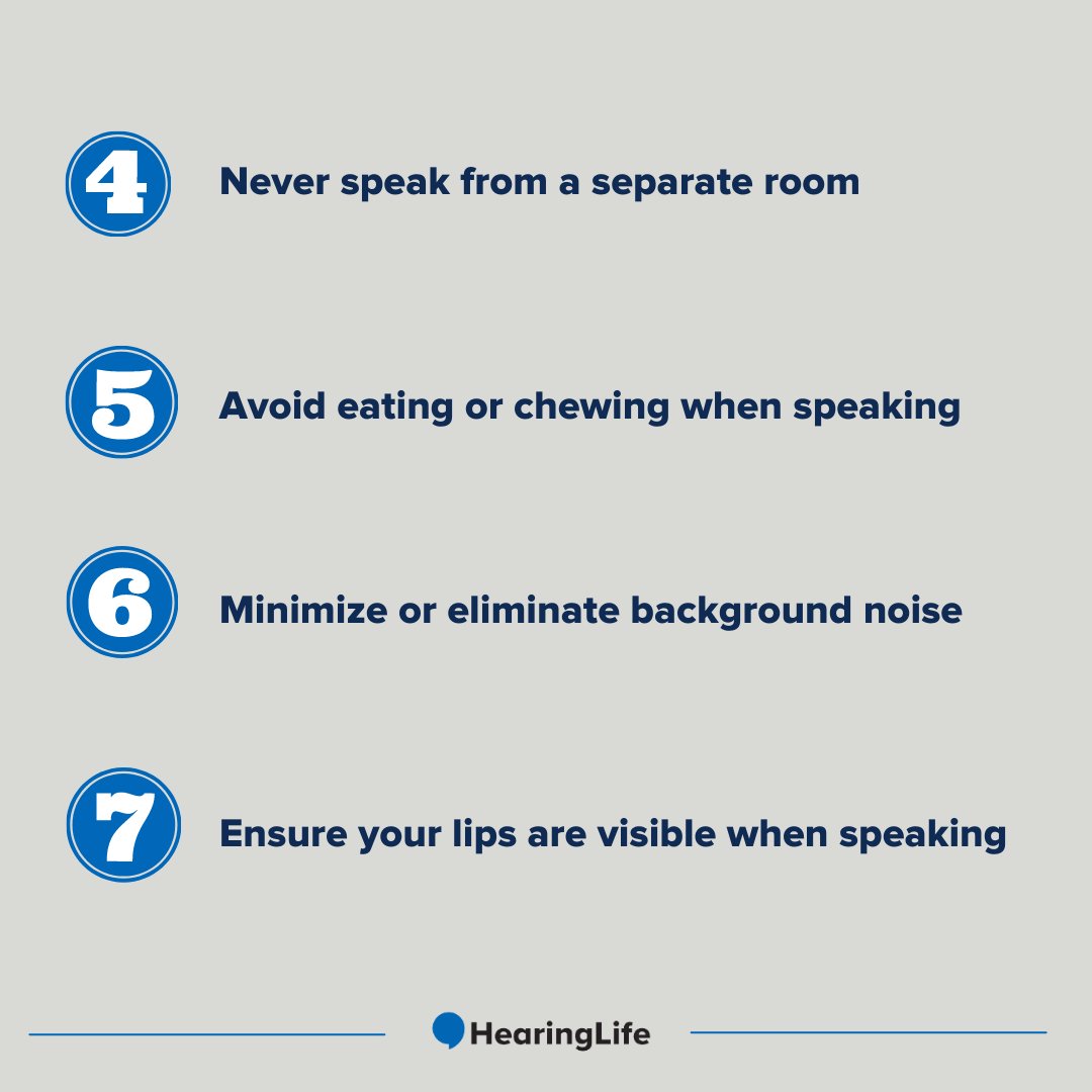 #HappyEaster!
Wishing you a wonderful time filled with family, friends, delicious food, and great conversation.
If you have a loved one with hearing loss, here are some tips for making communication more inclusive for them!