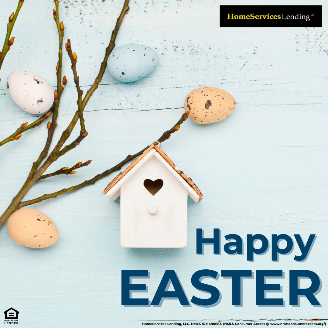 HS_Lending's tweet photo. All of us at HomeServices Lending are wishing you a "egg-cellent" Easter! https://t.co/mV3UFf4ccq