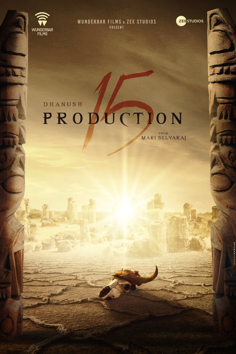 We are super excited to associate with <a href="/zeestudiossouth/">Zee Studios South</a> in bringing <a href="/dhanushkraja/">Dhanush</a> and <a href="/mari_selvaraj/">Mari Selvaraj</a> back together to create yet another cinematic revolution 💥
#WunderbarFilms