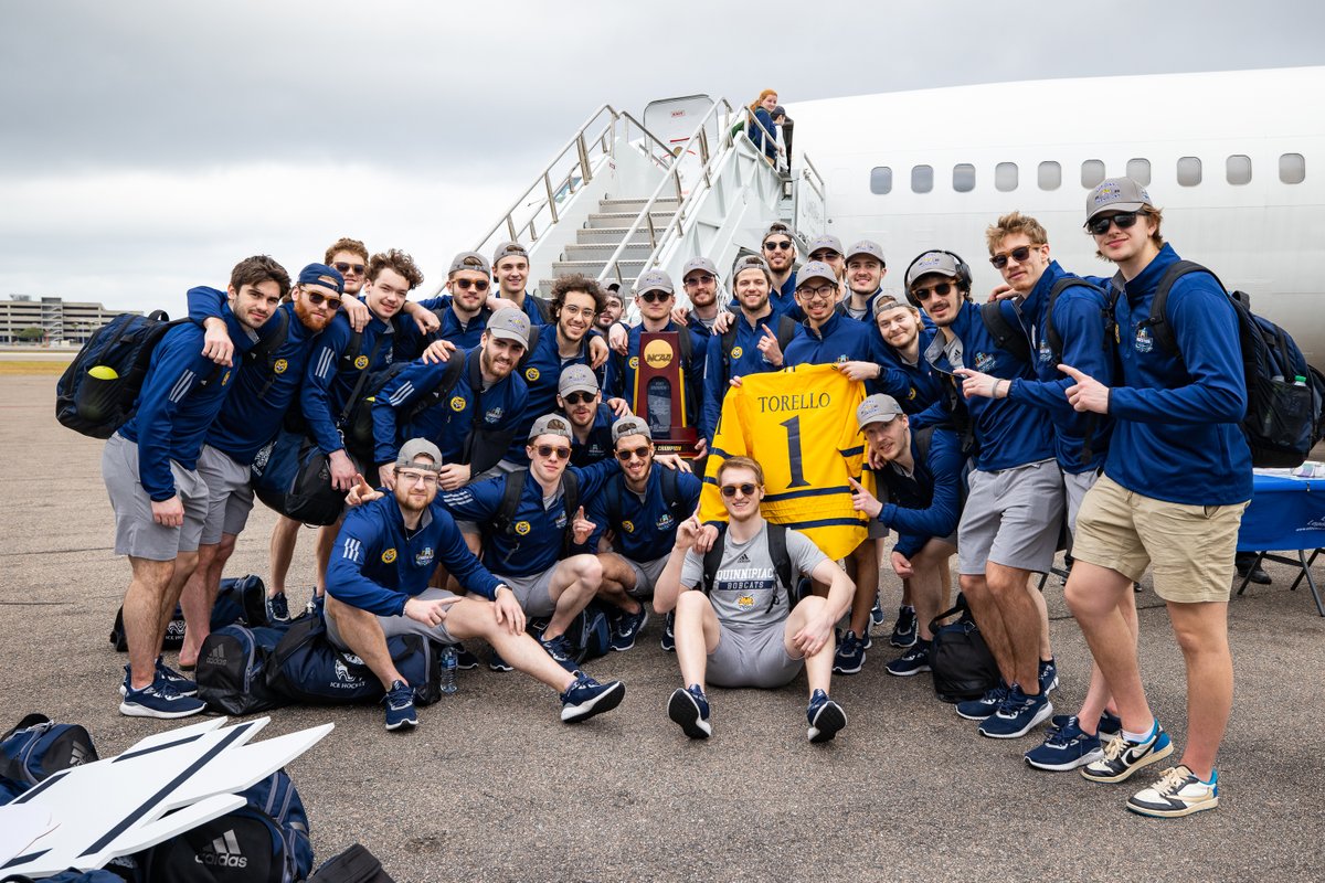 🗣️ CALLING BOBCAT NATION!

Join us back on York Hill campus today at 1:45 PM as we arrive back to campus!

If you can't, don't worry. We'll have more details on a celebration at The Bank on Monday night.

#BobcatNation x #MFrozenFour