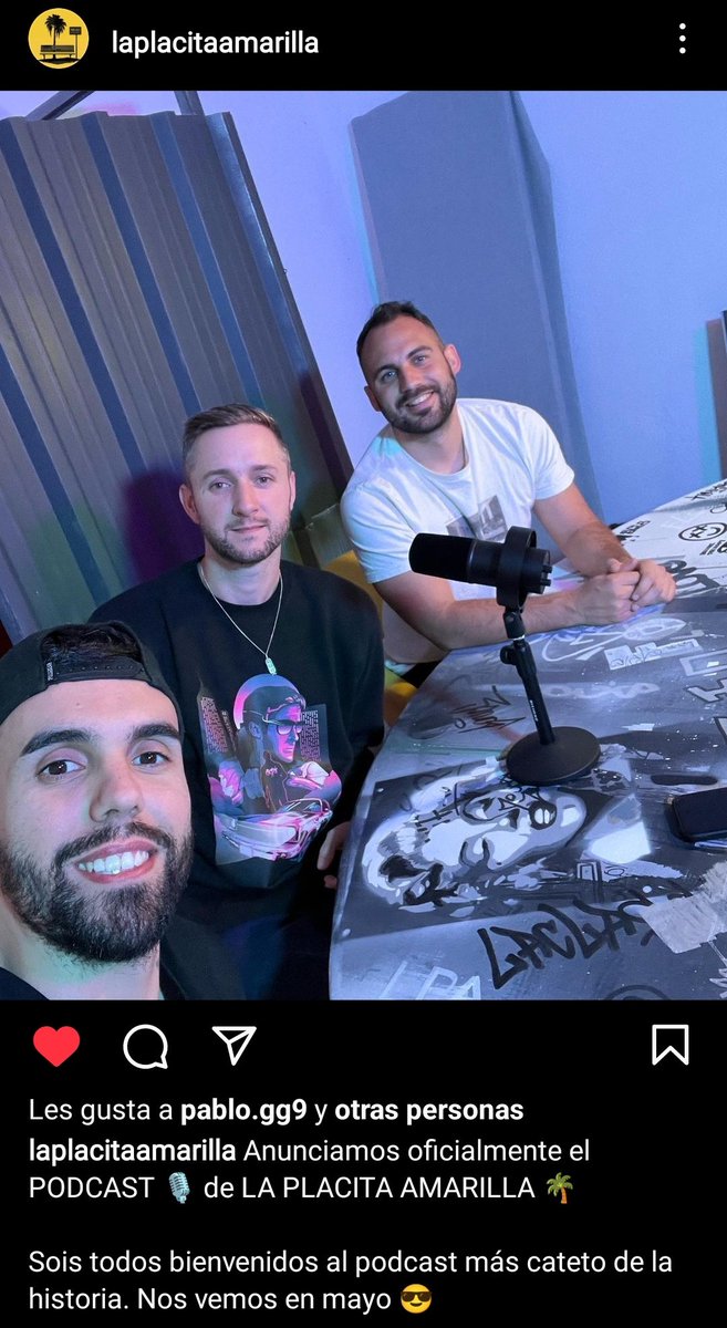 illoupdates's tweet photo. 🌴- Como bien decíais algunos Laplacitaamarilla es un podcast del Marcos, del Darío y del Víctor.

Por lo que dicen en la descripción nos "nos vemos en mayo"

Se viene BOOOFF 

https://t.co/CJB9Pv5ZQ7 https://t.co/t2nVpqkdeM