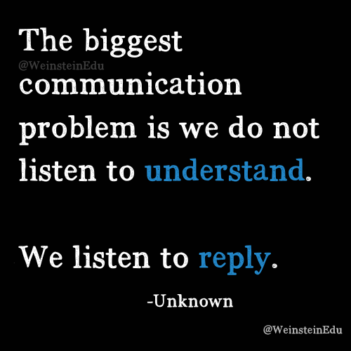 We must truly listen! 🙌