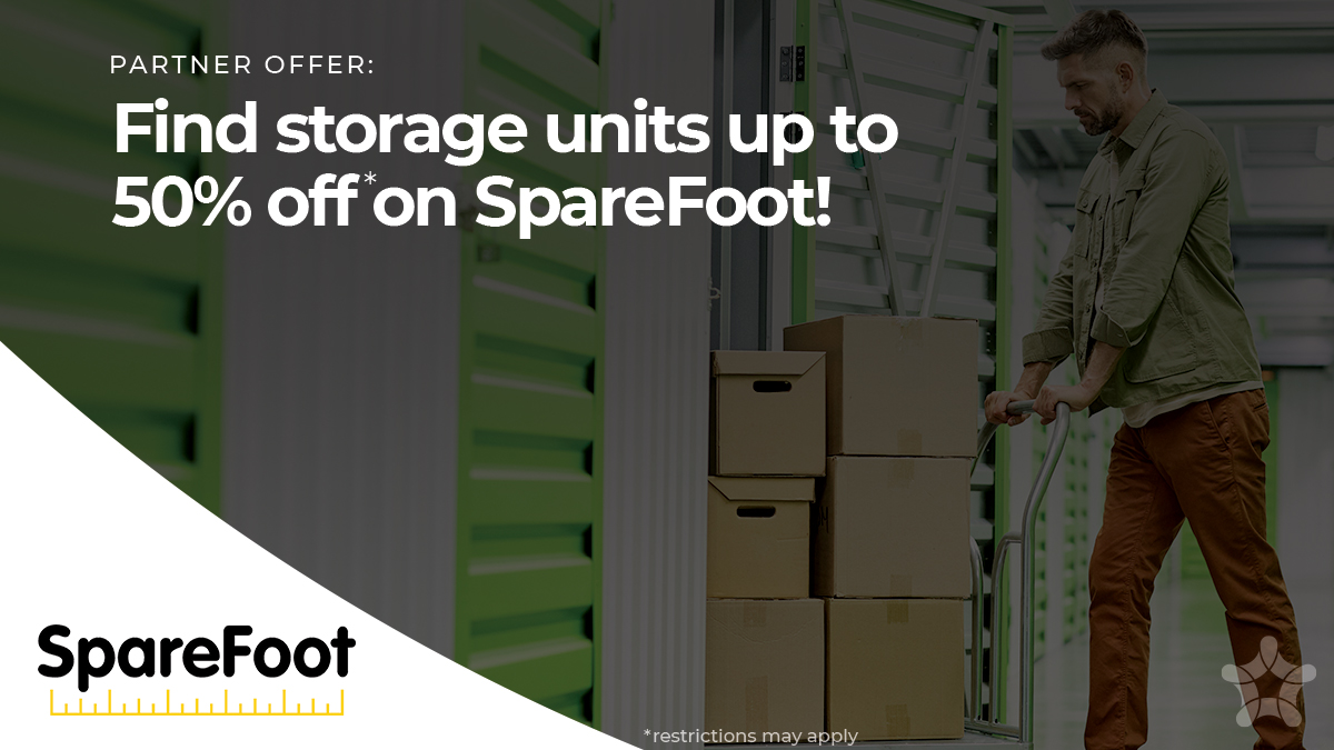 ExtendedStay's tweet photo. Find the lowest priced storage units in your area at @SpareFoot! Take advantage of this great offer and more like it when you register for our Extended Perks Rewards Program at https://t.co/3e5TVnecuO #rewardsprogram #extendedstayamerica #extendedperks #rewards #savings https://t.co/ZiNQLjGPsu