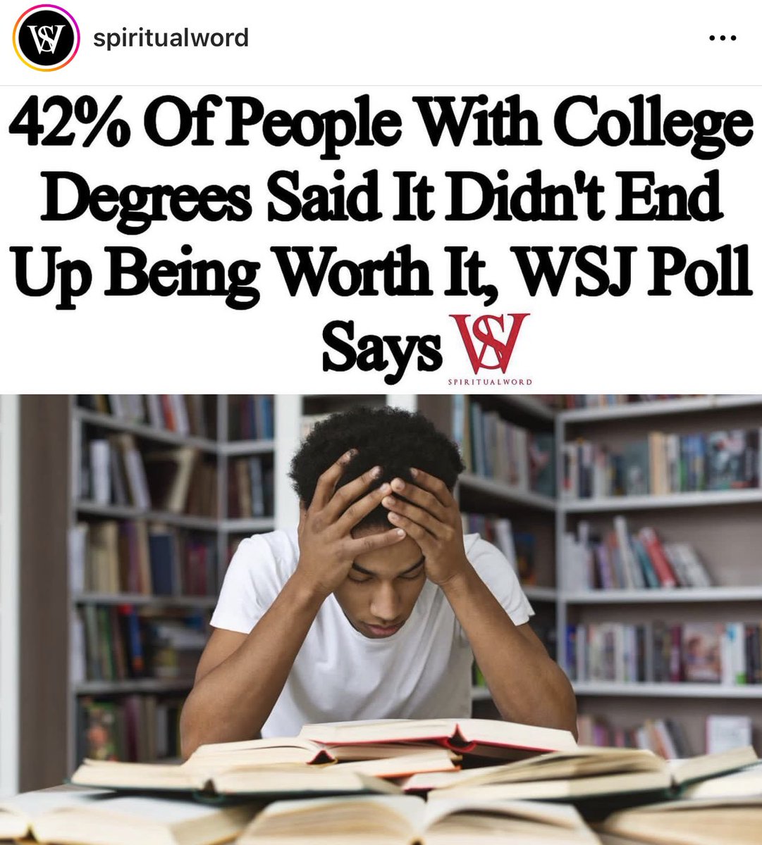 GriffinX1X's tweet image. Thoughts? 

#CollegeDegree