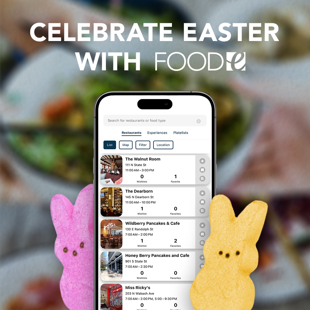 Join the Easter feastivities and explore a world of delicious treats with FOODe app - the perfect companion for foodies on the hunt for the best Easter-themed experiences! 

#Easter #HangingWithMyPeeps #HoppyWeekend #FeelingFestive #Foodies #LocalFoodies #Treats #Feastivities