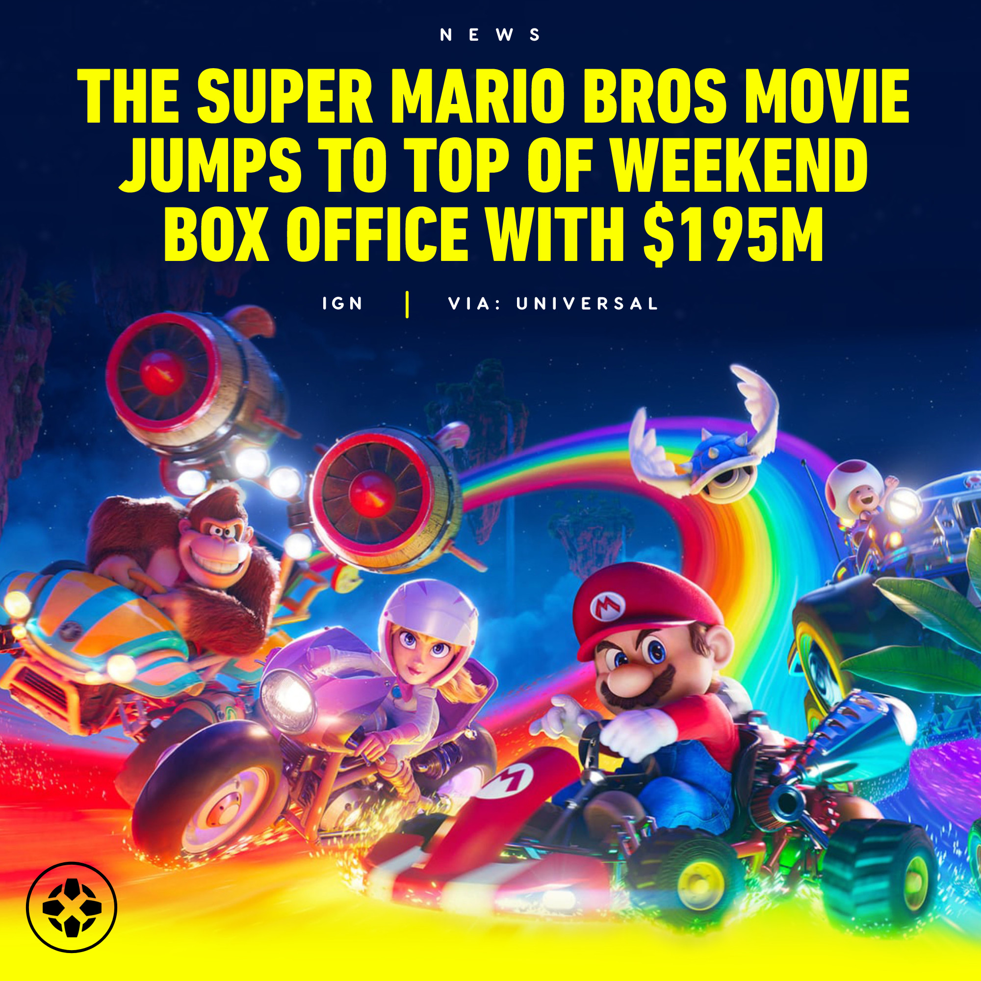 Weekend Box Office: 'Super Mario Bros. Movie' Earns No. 1 Spot For Third  Weekend In A Row