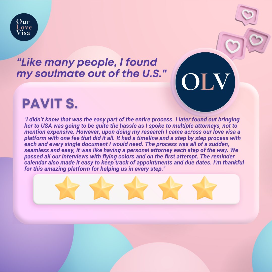 OurLoveVisa's tweet photo. "I'm thankful for this amazing platform for helping us in every step." - Pavit S. https://t.co/H6rjc6VtLn