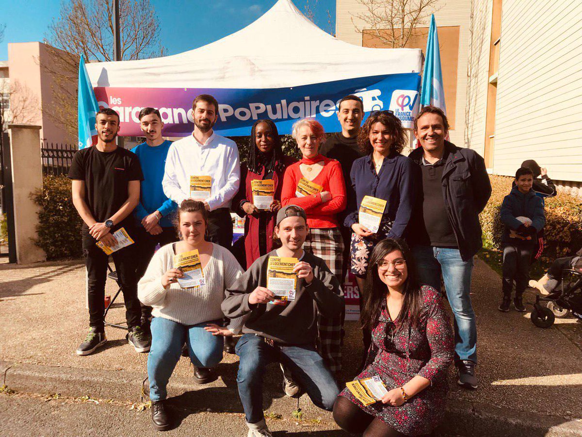 La France insoumise on Twitter "RT CaravanesPop 🚐 CaravanePopulaire contre le logement cher