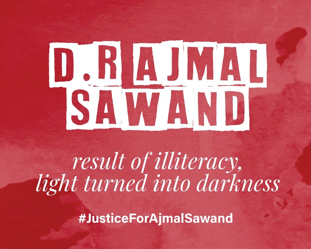 BalouchFiza's tweet photo. No it won't end here. It was just a first step. Dr. Ajmal ki rooh ko surkhuru karenge inshAllah.

#JusticeForDrAjmalSawand https://t.co/uMFYXOJyLk