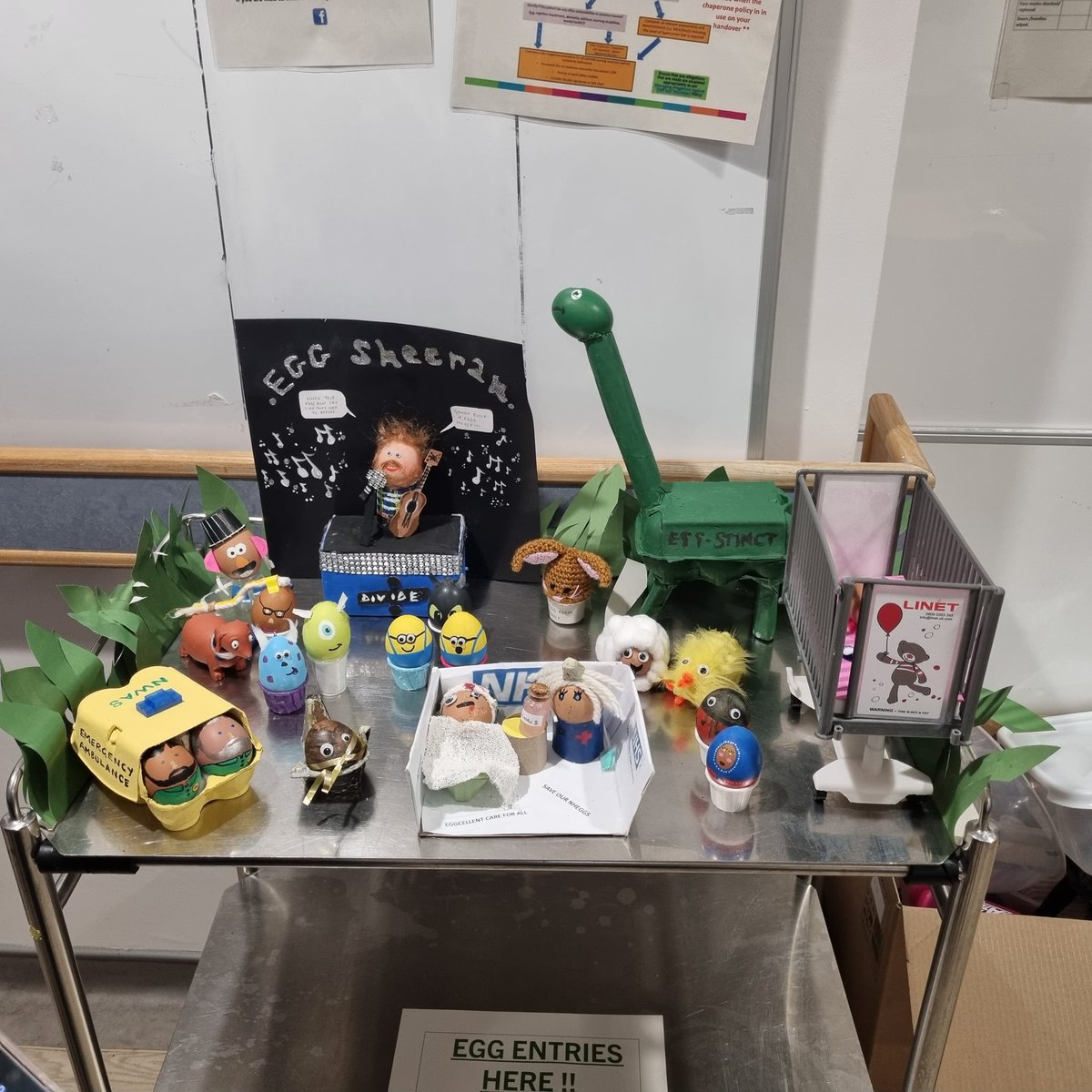 Bit of easter fun at <a href="/ed_rli/">ED_RLI</a>, all proceeds to St John's hospice ❤️ #lovewherewework <a href="/caron_graham/">Caron Graham</a>