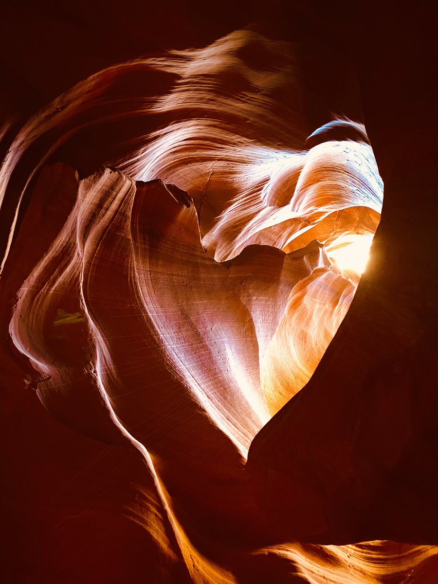 Memorable journey: one step at a time, I measured the Grand Canyon south rim-river-south rim at 8 hours. P2: loving heart from Antelope Canyon.