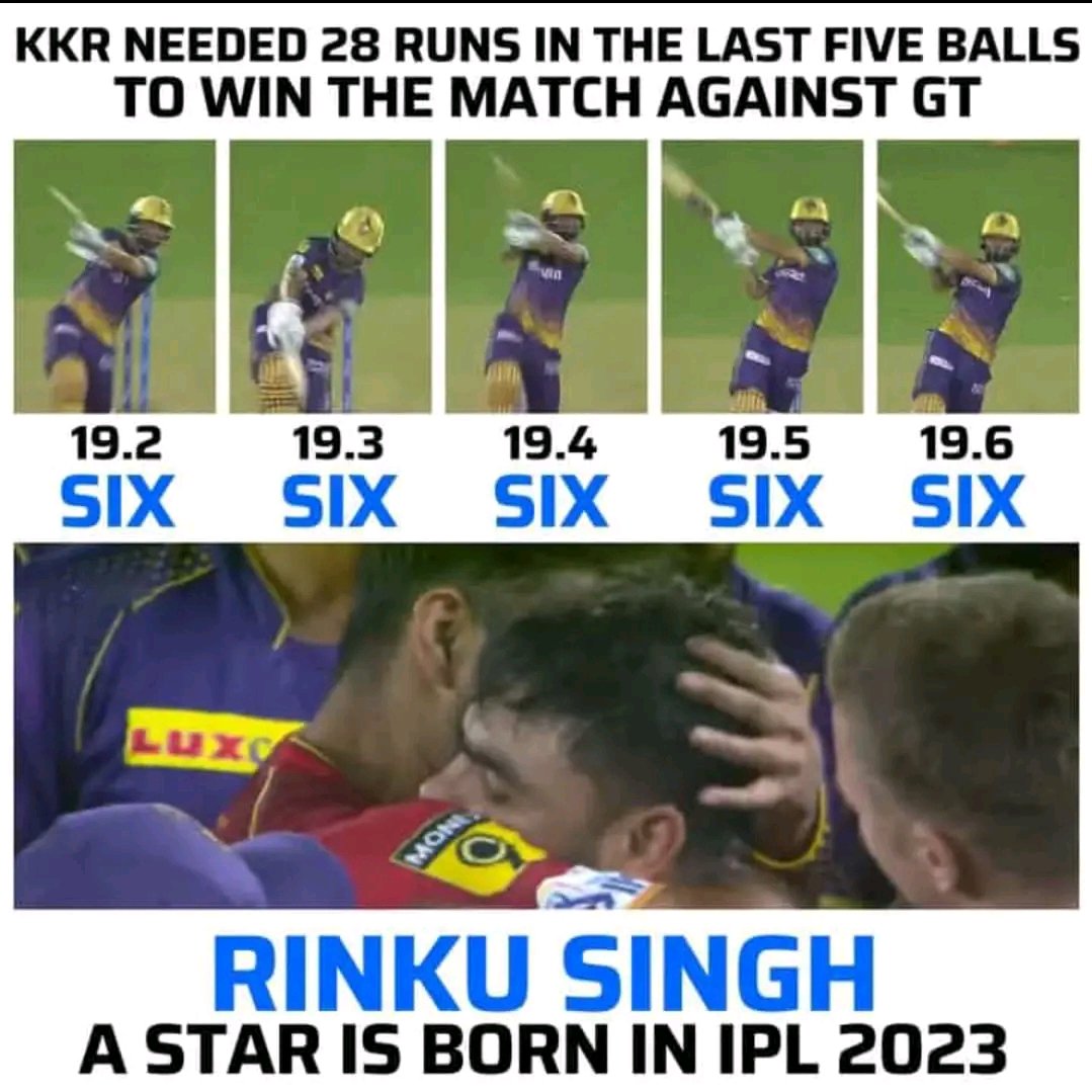 VKautalya's tweet photo. WHAT A GAME ... This was unimaginable 😶🌫️😶🌫️
I will never see this type of mammoth reality with open eyes
@rinkusingh235 you are a new lord bro 🙌🙌🤯🤯
#KKRvsGT #GTvKKR #sundayvibes #LordRinkuSingh #IPL2023 #RinkuSingh #Rinku #iyer #takea #AmiKKR https://t.co/GZJksa9yfI